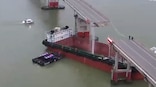 WATCH: 2 killed as cargo ship rams bridge in China's Guangzhou, sending vehicles into water