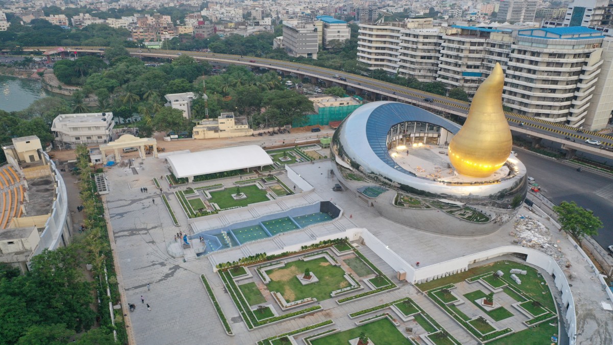Telangana Martyrs' Memorial: World's largest stainless steel structure Telangana Martyrs' Memorial: World's largest stainless steel structure