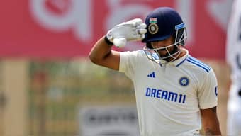 Dhruv Jurel was adjudged the Player of the Match for his knocks of 90 and 39 not out. AP