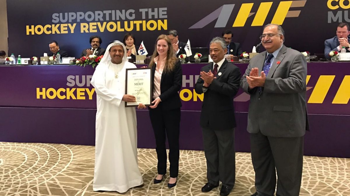 Elena Norman, former Hockey India CEO, in a file photo. Image: Hockey India Elena Norman, former Hockey India CEO, in a file photo. Image: Hockey India