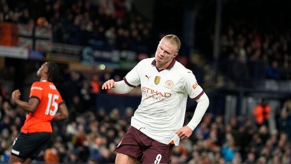 WATCH: Erling Haaland's five goals as Man City crush Luton to reach quarterfinals