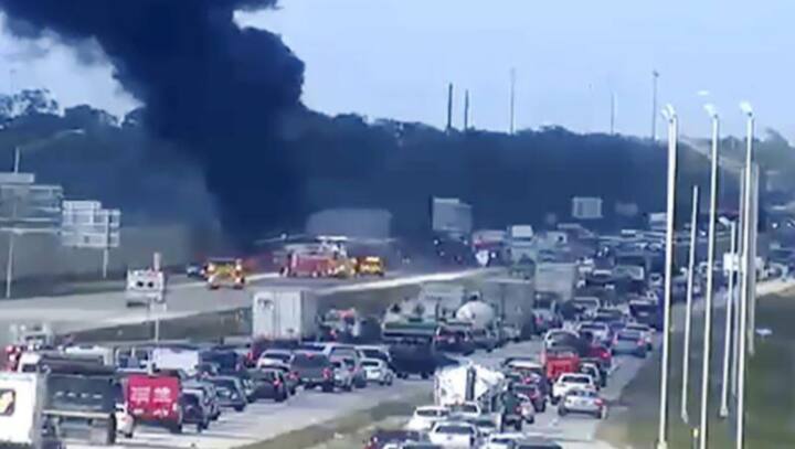 Two dead after Private jet attempting to land on Florida highway collides with vehicles