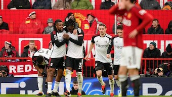 Fulham grabbed a late winner at Manchester United in the Premier League. AP