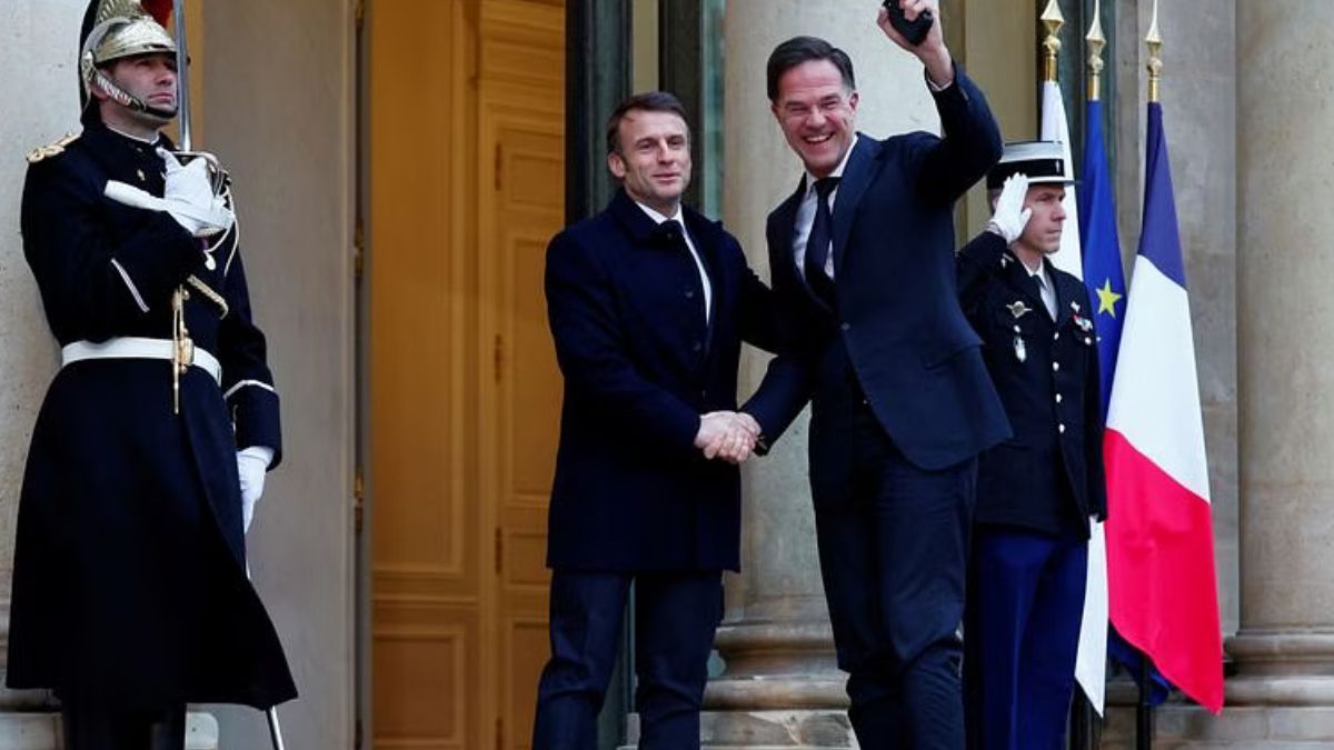 Rutte was speaking following an assembly called by French President Emmanuel Macron in Paris to strengthen backing for Ukraine as it battles Russia's invasion Image Courtesy Reuters Rutte was speaking following an assembly called by French President Emmanuel Macron in Paris to strengthen backing for Ukraine as it battles Russia's invasion Image Courtesy Reuters