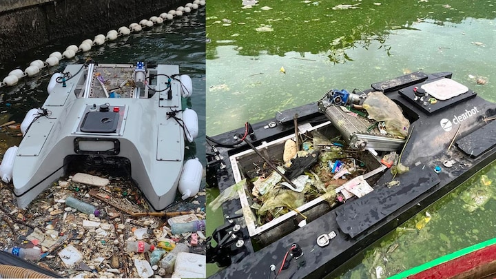 Hong Kong-based marine startup launches new self-driving solar boats to clean up Indian rivers