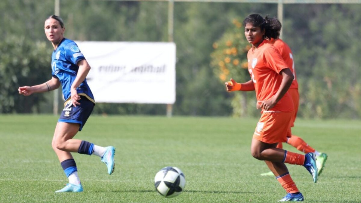 In a must-win game, India women's football team lost 1-0 to Kosovo in Turkey. Image: AIFF In a must-win game, India women's football team lost 1-0 to Kosovo in Turkey. Image: AIFF