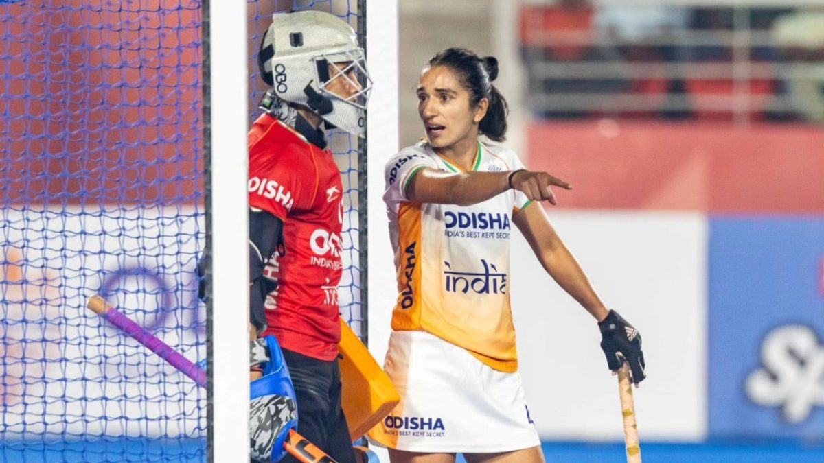 Indian women's hockey team entertained with their attacking play. Image: Hockey India Indian women's hockey team entertained with their attacking play. Image: Hockey India