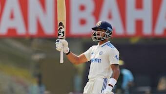 Dhruv Jurel's 90 was the major highlight of India's first innings. Jurel forged a crucial stand with Kuldeep Yadav to take the hosts to 307. AP 