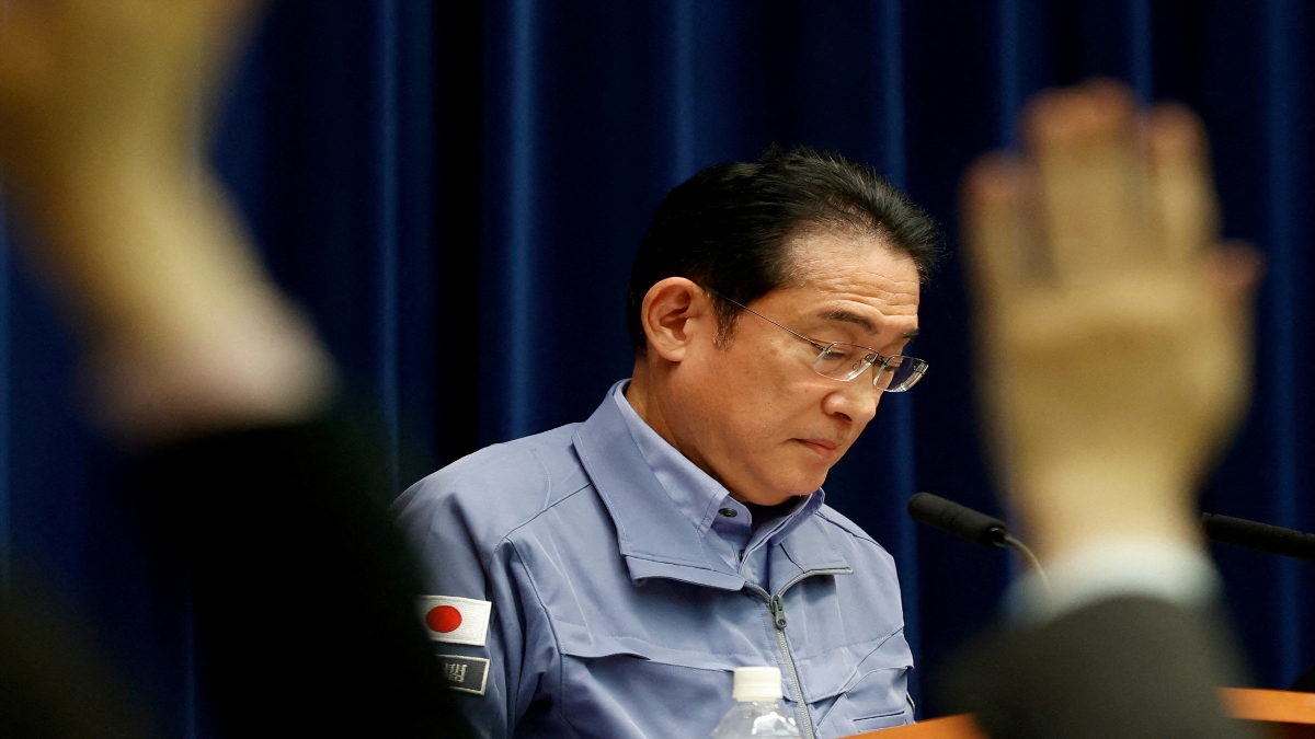 Japan's Prime Minister Fumio Kishida attends a press conferece at his office, in Tokyo, Japan on 4 January, 2024. Reuters File Japan's Prime Minister Fumio Kishida attends a press conferece at his office, in Tokyo, Japan on 4 January, 2024. Reuters File