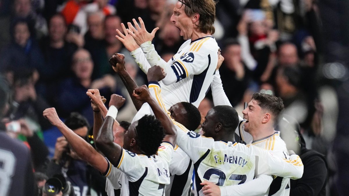 Luka Modric scored the winner for Real Madrid against Sevilla in La Liga. AP Luka Modric scored the winner for Real Madrid against Sevilla in La Liga. AP