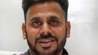 Kolkata:Bengal cricketer Manoj Tiwary seeks apologies from his fans after taking his retirement back and announcing to continue playing for Bengal in the domestic circuit, during an interaction with the media, in Kolkata, Tuesday, Aug. 8, 2023. (PTI Photo/Swapan Mahapatra) (