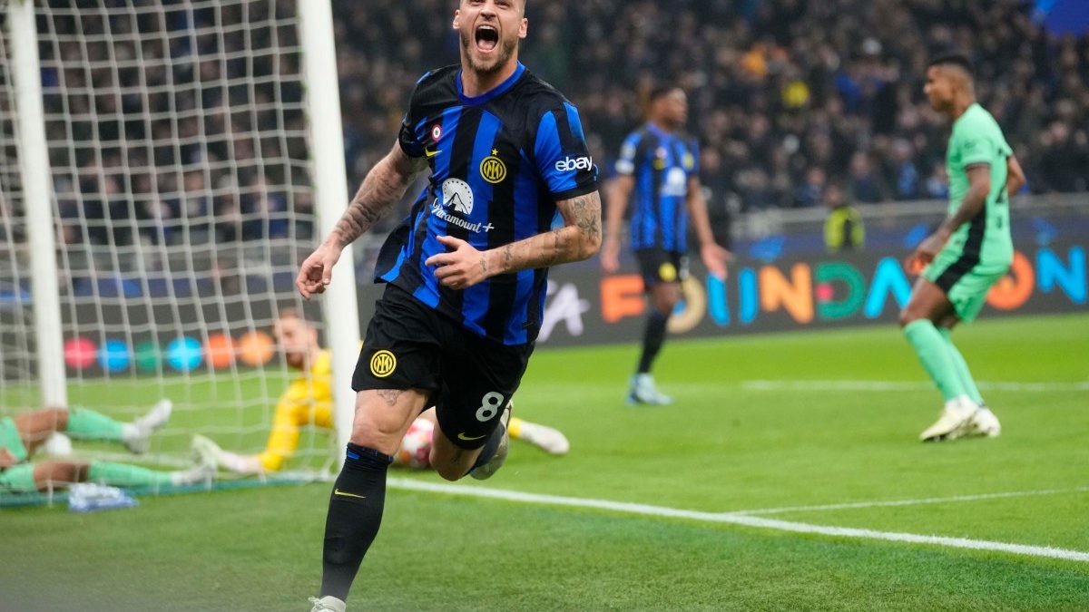 UEFA Champions League: Arnautovic gives Inter slender advantage over Atletico Madrid UEFA Champions League: Arnautovic gives Inter slender advantage over Atletico Madrid