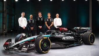 Formula 1: 'Emotional' Lewis Hamilton unveils new Mercedes car ahead of 2024 season
