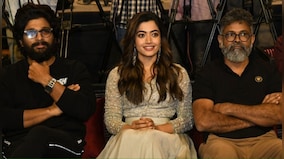Allu Arjun starrer Pushpa 2: Rashmika Mandanna clicks a candid picture of director Sukumar from the sets