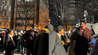 Leaked! Aamir Khan's son Junaid Khan & Sai Pallavi enjoy Sapporo Snow Festival in between shoot of their upcoming film