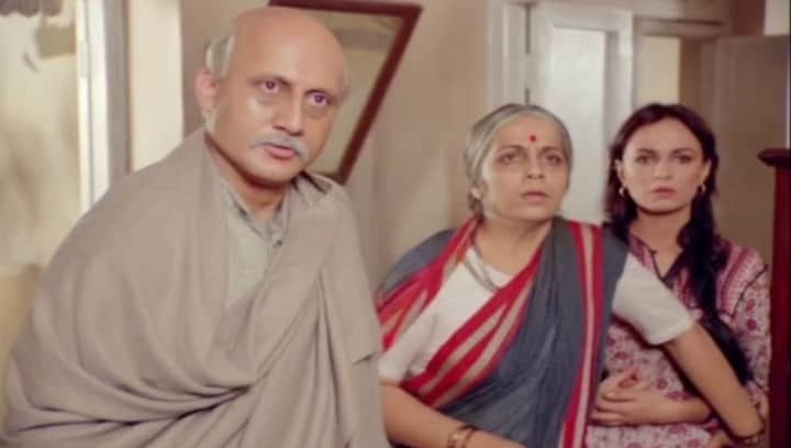 Rohini Hattangadi says she and Anupam Kher competed with each other to excel their roles in 1984 film Saaransh
