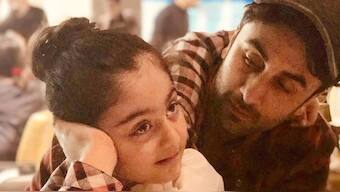 Watch: Ranbir Kapoor looks sharp, arrives at Jeh's birthday party with Samara and Raha