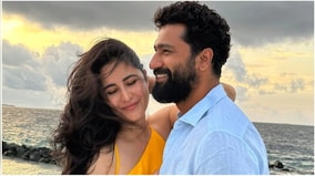 Vicky Kaushal shows wife Katrina Kaif's childhood pic as his phone wallpaper; Baby arriving soon?