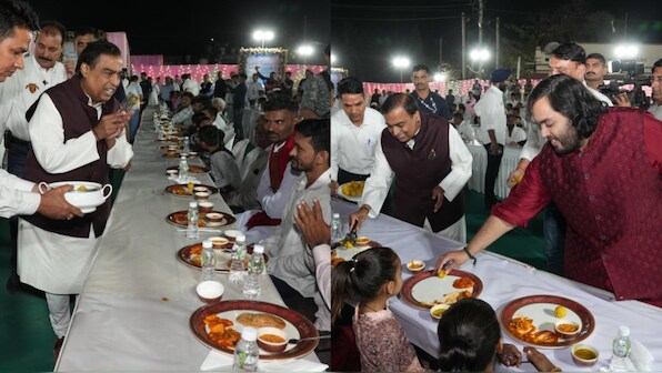 Anant Ambani-Radhika Merchant’s pre-wedding celebrations start with Anna Seva for 51,000 people