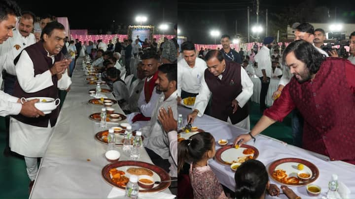 Anant Ambani-Radhika Merchant’s pre-wedding celebrations start with Anna Seva for 51,000 people