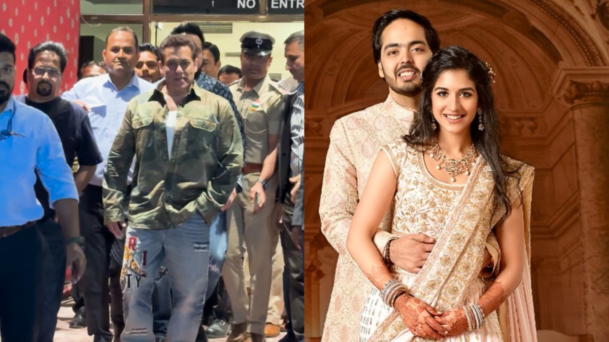 Anant Ambani-Radhika Merchant pre-wedding festivities: Salman Khan arrives in Jamnagar with tight security for the ceremony Anant Ambani-Radhika Merchant pre-wedding festivities: Salman Khan arrives in Jamnagar with tight security for the ceremony