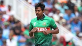 Bangladesh pacer Mustafizur Rahman hospitalised after getting hit on head