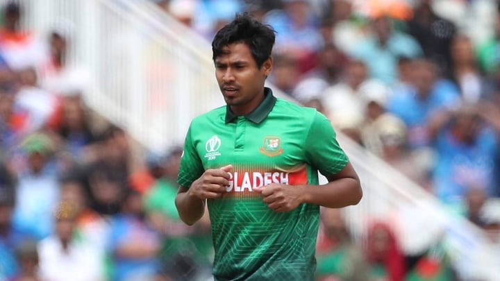 Bangladesh pacer Mustafizur Rahman hospitalised after getting hit on head