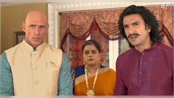 Internet goes bonkers over Ranveer Singh’s sexual wellness ad with Johnny Sins in saas-bahu parody
