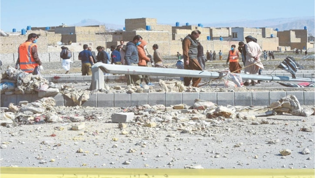 Police stations, party offices targeted with grenades in Pakistan's Balochistan ahead of polls; one killed, six injured Police stations, party offices targeted with grenades in Pakistan's Balochistan ahead of polls; one killed, six injured