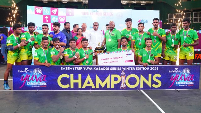 Palani Tuskers defeat Murthal Magnets in final to win Yuva Kabaddi Series Winter Edition 2023 Palani Tuskers defeat Murthal Magnets in final to win Yuva Kabaddi Series Winter Edition 2023