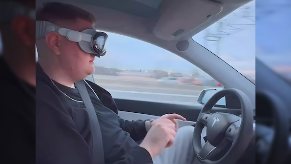 People using Apple's Vision Pro while driving has left US states ...