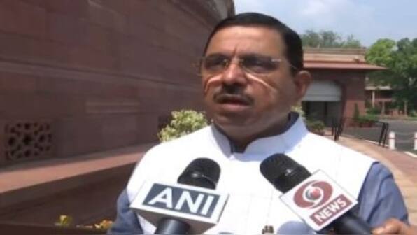 BJP Minister Pralhad Joshi says Sitharaman, Jaishankar to contest Lok Sabha polls, later retracts statement