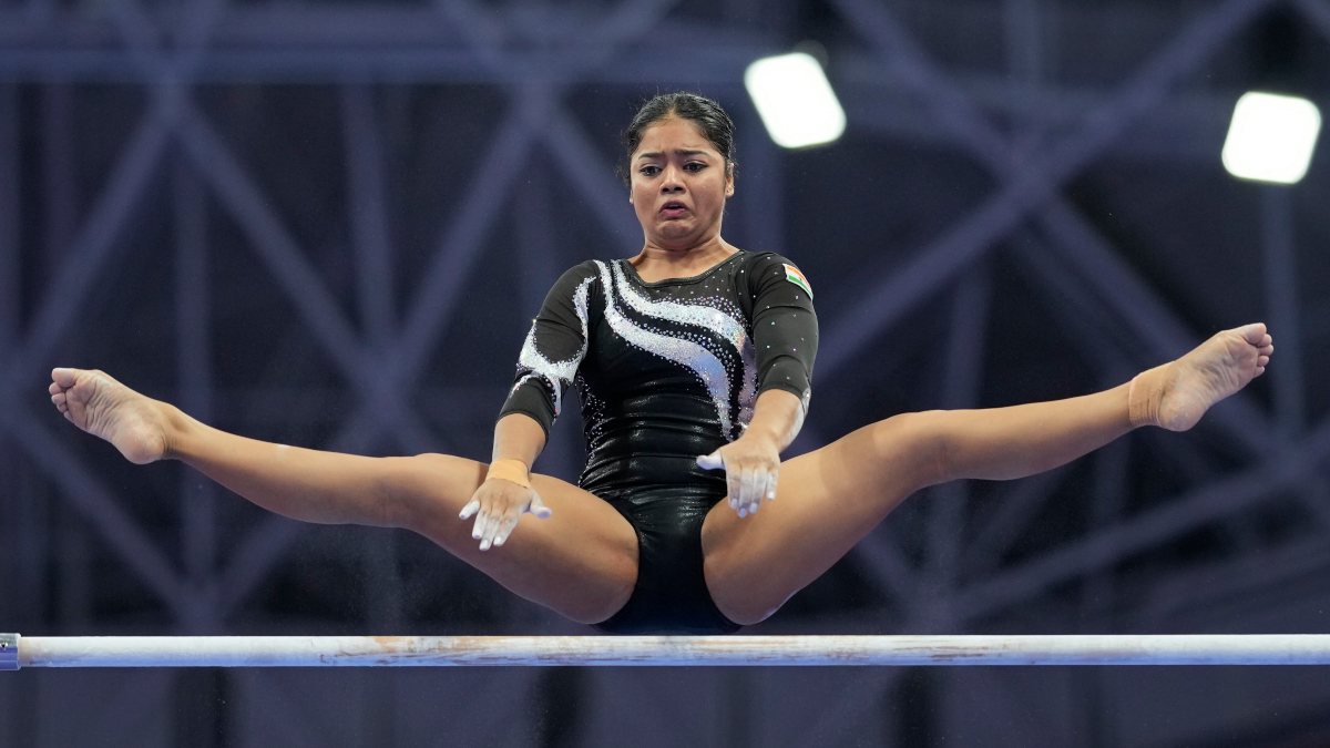 File image of Indian gymnast Pranati Nayak. PTI File image of Indian gymnast Pranati Nayak. PTI