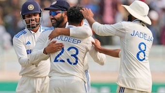 Rohit Sharma's encouraging leadership played a big role in allowing the youngsters guide India to the Test series win over England. AP
