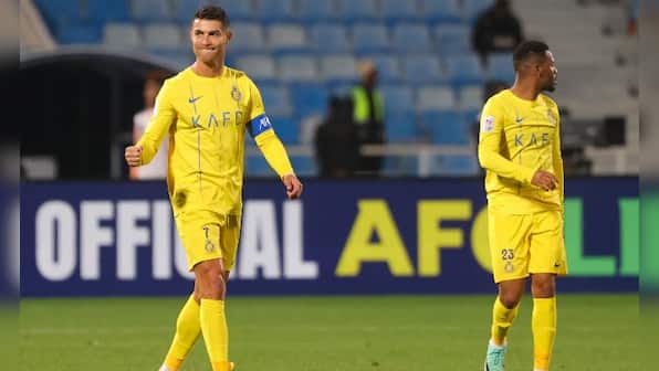 Ronaldo debuts new celebration after scoring winning goal for Al Nassr against Al Fayha in AFC Champions League