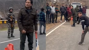 Watch: Sachin Tendulkar plays cricket with locals in Kashmir