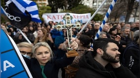 Despite resistance from influential Greek Church, parliament to vote on legalising same-sex marriage today