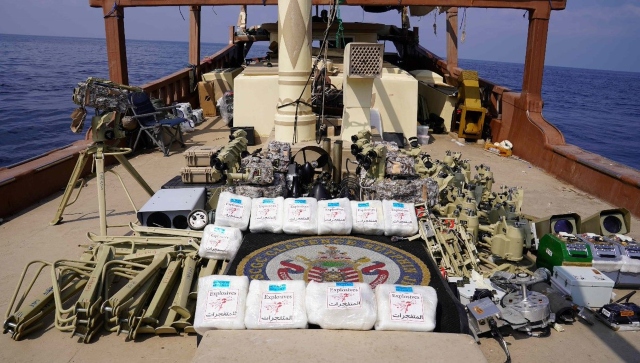 Iranian weapons shipment destined for Yemen rebels intercepted in Arabian Sea, says US Iranian weapons shipment destined for Yemen rebels intercepted in Arabian Sea, says US