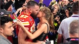 Watch: Taylor Swift embraces Travis Kelce on the field after Super Bowl win