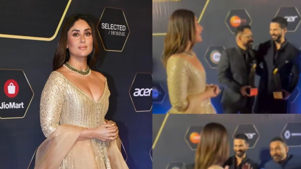 VIRAL VIDEO: Did Kareena Kapoor ignore ex-boyfriend Shahid Kapoor at Dadasaheb Phalke Awards? VIRAL VIDEO: Did Kareena Kapoor ignore ex-boyfriend Shahid Kapoor at Dadasaheb Phalke Awards?