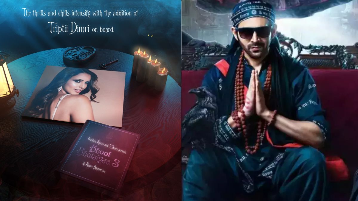 Bhool Bhulaiyaa 3: 'Animal' fame Tripti Dimri comes on board for Kartik Aaryan's horror-comedy Bhool Bhulaiyaa 3: 'Animal' fame Tripti Dimri comes on board for Kartik Aaryan's horror-comedy