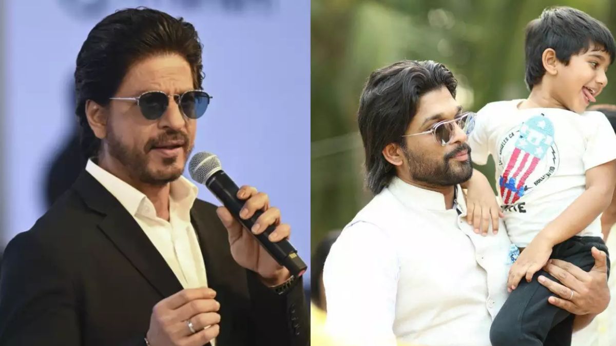 Shah Rukh Khan has the cutest reaction to Allu Arjun's son singing his song 'Lutt Putt Gaya' Shah Rukh Khan has the cutest reaction to Allu Arjun's son singing his song 'Lutt Putt Gaya'