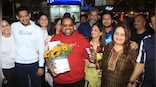 WATCH: Shankar Mahadevan returns to India after first Grammy win, distributes chocolates at airport