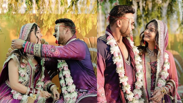Divya Agarwal, Apurva Padgaonkar share first pics from traditional Maharashtrian wedding: 'From this moment on...'