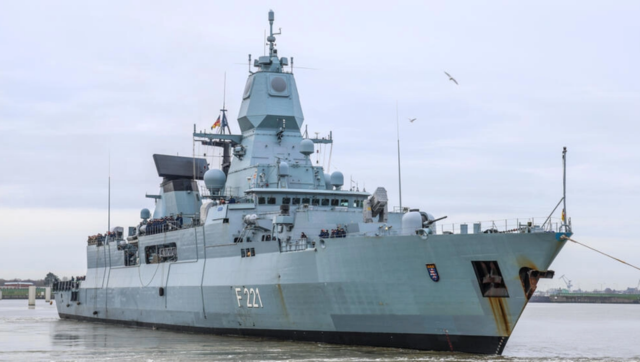 Germany ships a frigate to secure safe shipping in the Red Sea Germany ships a frigate to secure safe shipping in the Red Sea