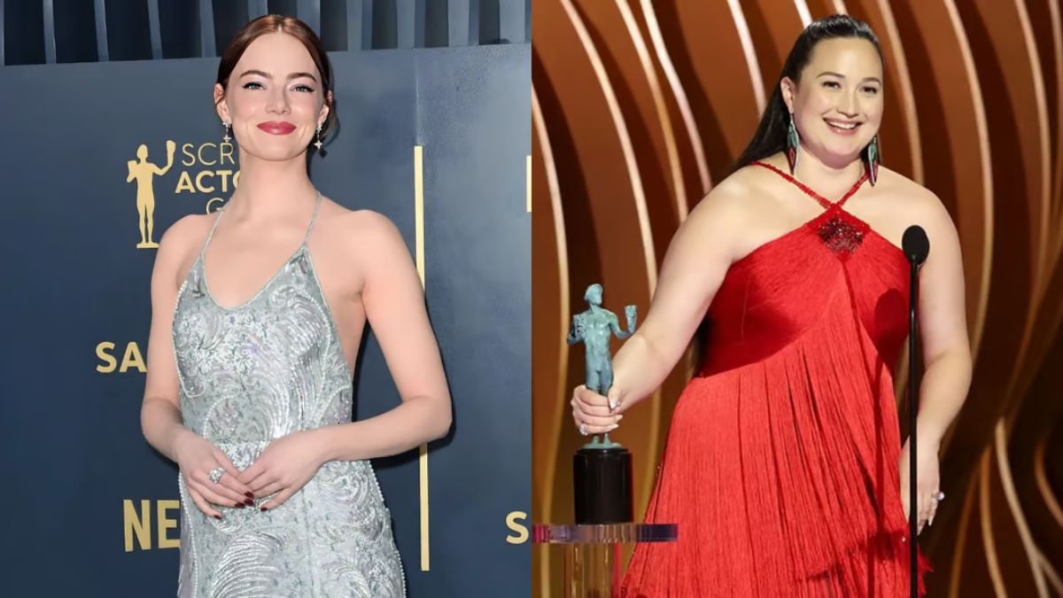 Watch: Emma Stone's 'loud' reaction after losing to Lily Gladstone at SAG Awards has Internet's attention Watch: Emma Stone's 'loud' reaction after losing to Lily Gladstone at SAG Awards has Internet's attention