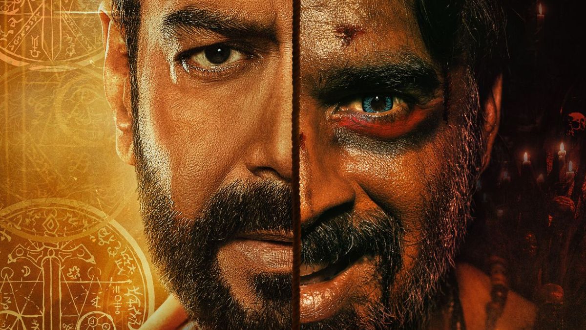 Ajay Devgn and R Madhavan face-off in 'good vs evil' battle in new Shaitaan poster, trailer out tomorrow Ajay Devgn and R Madhavan face-off in 'good vs evil' battle in new Shaitaan poster, trailer out tomorrow