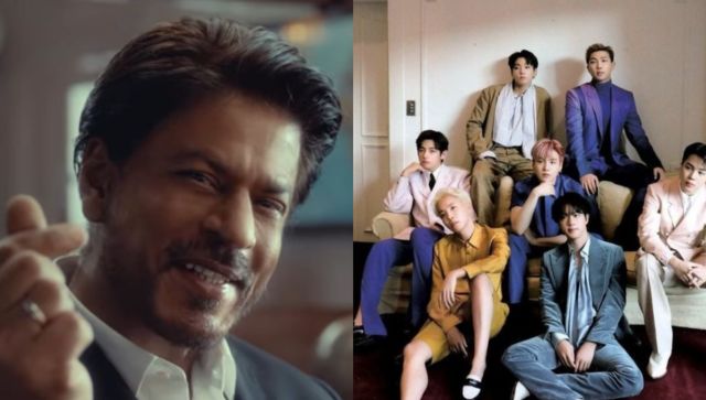 Shah Rukh Khan shows love for South Korean Band BTS while announcing Dunki's Netflix release; fans can't keep calm Shah Rukh Khan shows love for South Korean Band BTS while announcing Dunki's Netflix release; fans can't keep calm