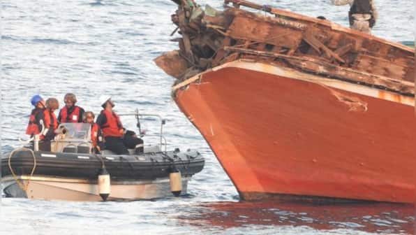 Indian Navy responds to distress call from damaged Iranian fishing vessel, provides medical help to crew
