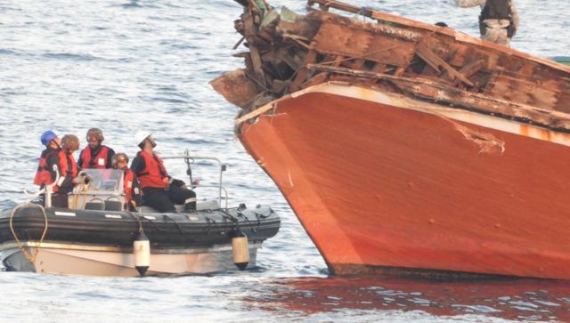 Indian Navy responds to distress call from damaged Iranian fishing vessel, provides medical help to crew Indian Navy responds to distress call from damaged Iranian fishing vessel, provides medical help to crew